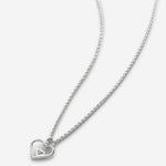Bryan Anthonys Always In My Heart Silver Necklace Macro