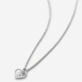 Bryan Anthonys Always In My Heart Silver Necklace Macro