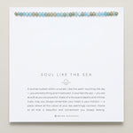 Bryan Anthonys Soul Like The Sea Ocean Beaded Necklace On Card
