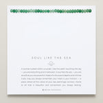 Bryan Anthonys Soul Like The Sea Seaglass Beaded Necklace On Card