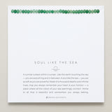 Bryan Anthonys Soul Like The Sea Seaglass Beaded Necklace On Card