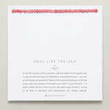 Bryan Anthonys Soul Like The Seashell Beaded Necklace On Card