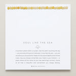 Bryan Anthonys Soul Like The Sea Sunshine Beaded Necklace On Card