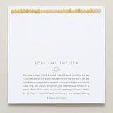 Bryan Anthonys Soul Like The Sea Sunshine Beaded Necklace On Card