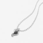 Bryan Anthonys Silver Listen Icon Necklace Macro
