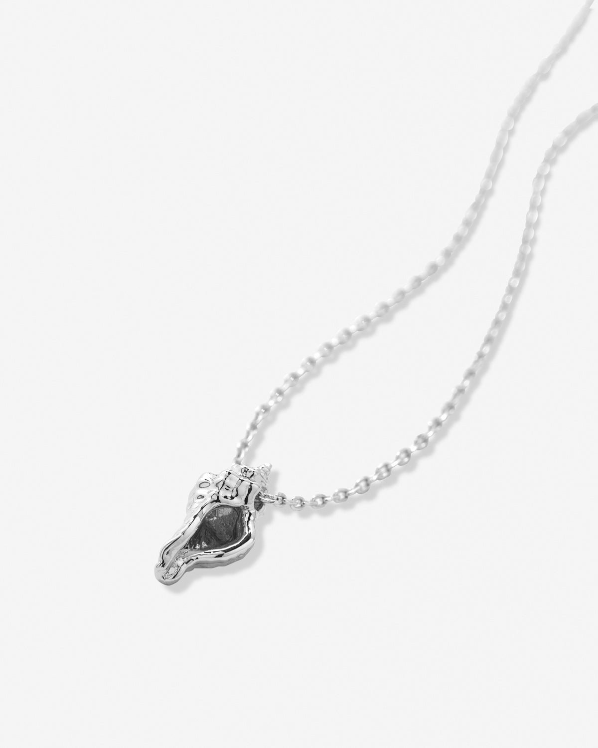 Bryan Anthonys Silver Listen Icon Necklace Macro