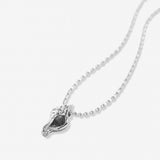 Bryan Anthonys Silver Listen Icon Necklace Macro