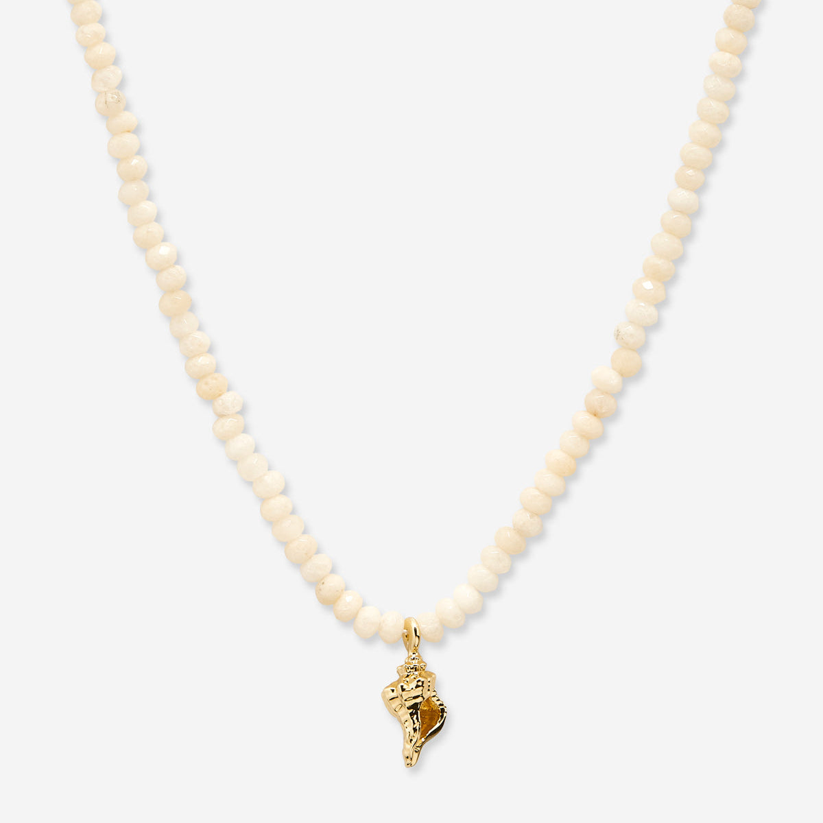 Bryan Anthonys Gold Listen Beaded Necklace