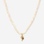 Bryan Anthonys Gold Listen Beaded Necklace