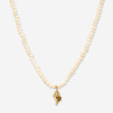 Bryan Anthonys Gold Listen Beaded Necklace