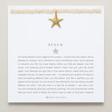 Bryan Anthonys Gold Beaded Renew Necklace On Card