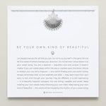 Bryan Anthonys Silver Be Your Own Kind Of Beautiful Pendant Necklace On Card