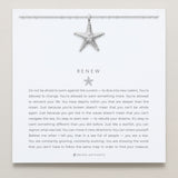 Bryan Anthonys Silver Renew Pendant Necklace On Card