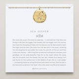Bryan Anthonys Sea Seeker Gold Pendant Necklace On Card