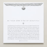 Bryan Anthonys Silver Be Your Own Kind Of Beautiful Statement Choker On Card