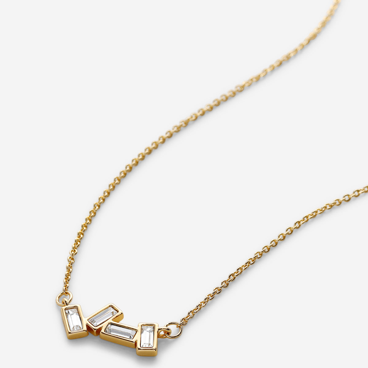 Beautifully Broken Gold Necklace Macro