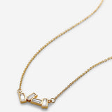 Beautifully Broken Gold Necklace Macro