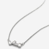 Beautifully Broken Silver Necklace Macro