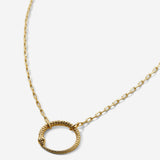 Bryan Anthonys Begin Again Gold Snake Necklace Macro