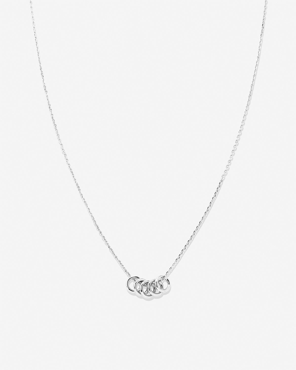 Bryan Anthonys My Circle Dainty Necklace Silver