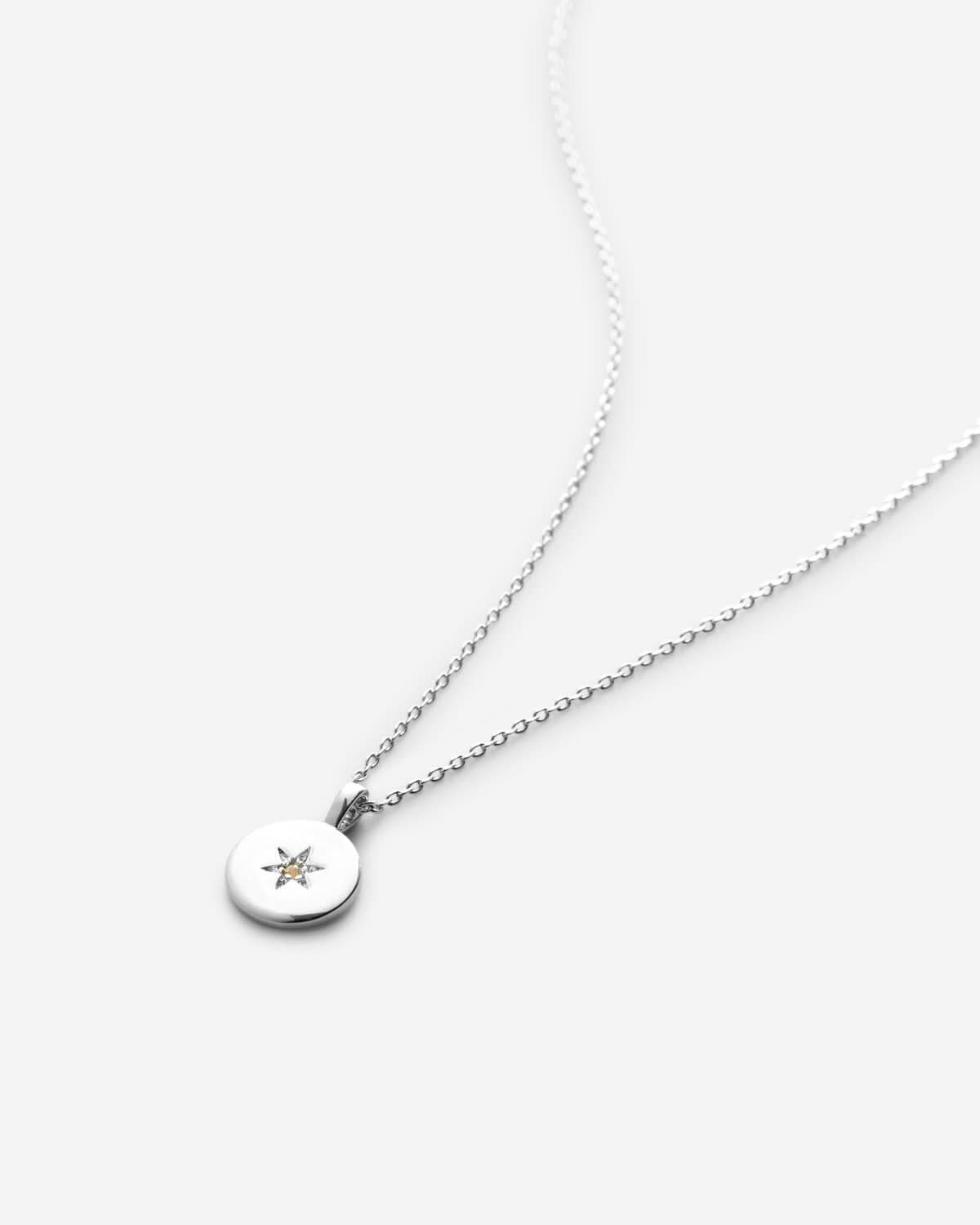 Bryan Anthonys Birthstones Pendant Necklace October April White Topaz Silver