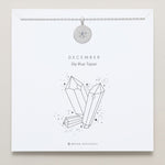Birthstone Pendant Necklace on card