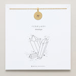 Birthstone Pendant Necklace carded
