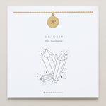 Birthstone Pendant Necklace on card