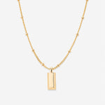 Bryan Anthonys Blank Slate Necklace Gold