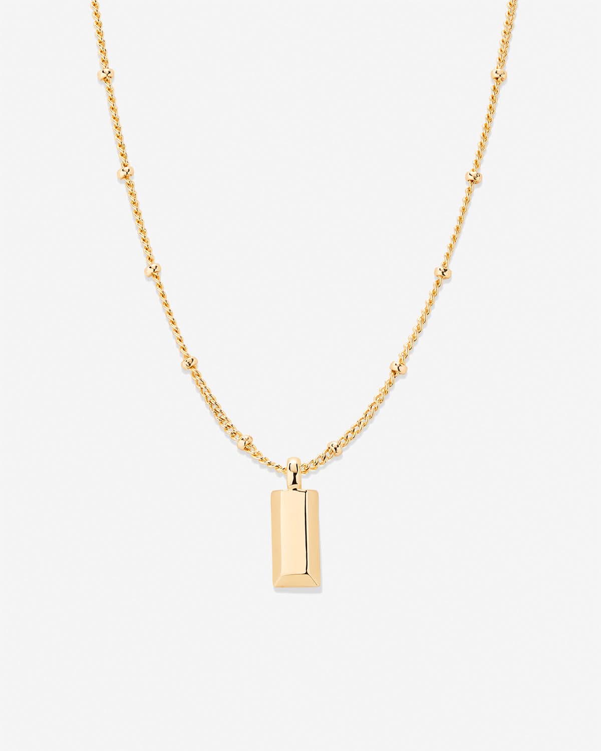 Bryan Anthonys Blank Slate Necklace Gold