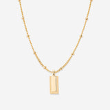 Bryan Anthonys Blank Slate Necklace Gold