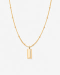 Bryan Anthonys Blank Slate Necklace Gold