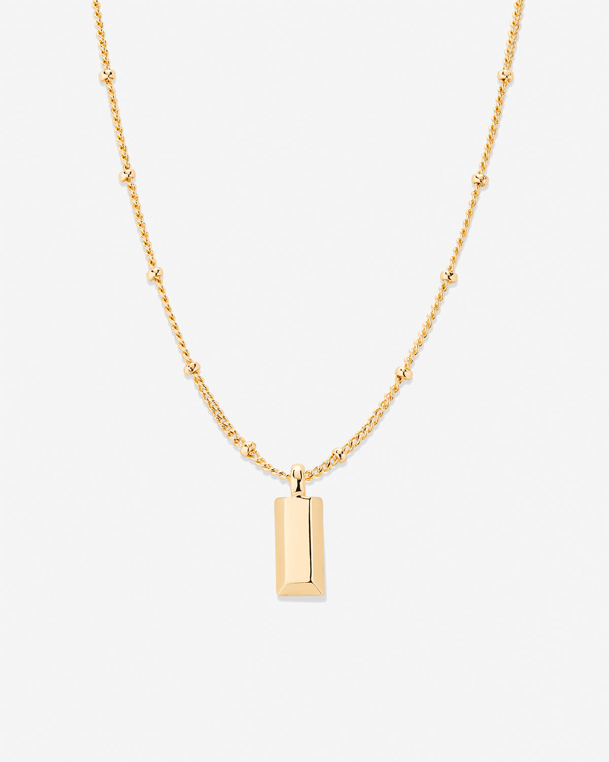 Bryan Anthonys Blank Slate Necklace Gold