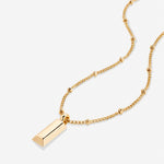 Bryan Anthonys Blank Slate Necklace Gold