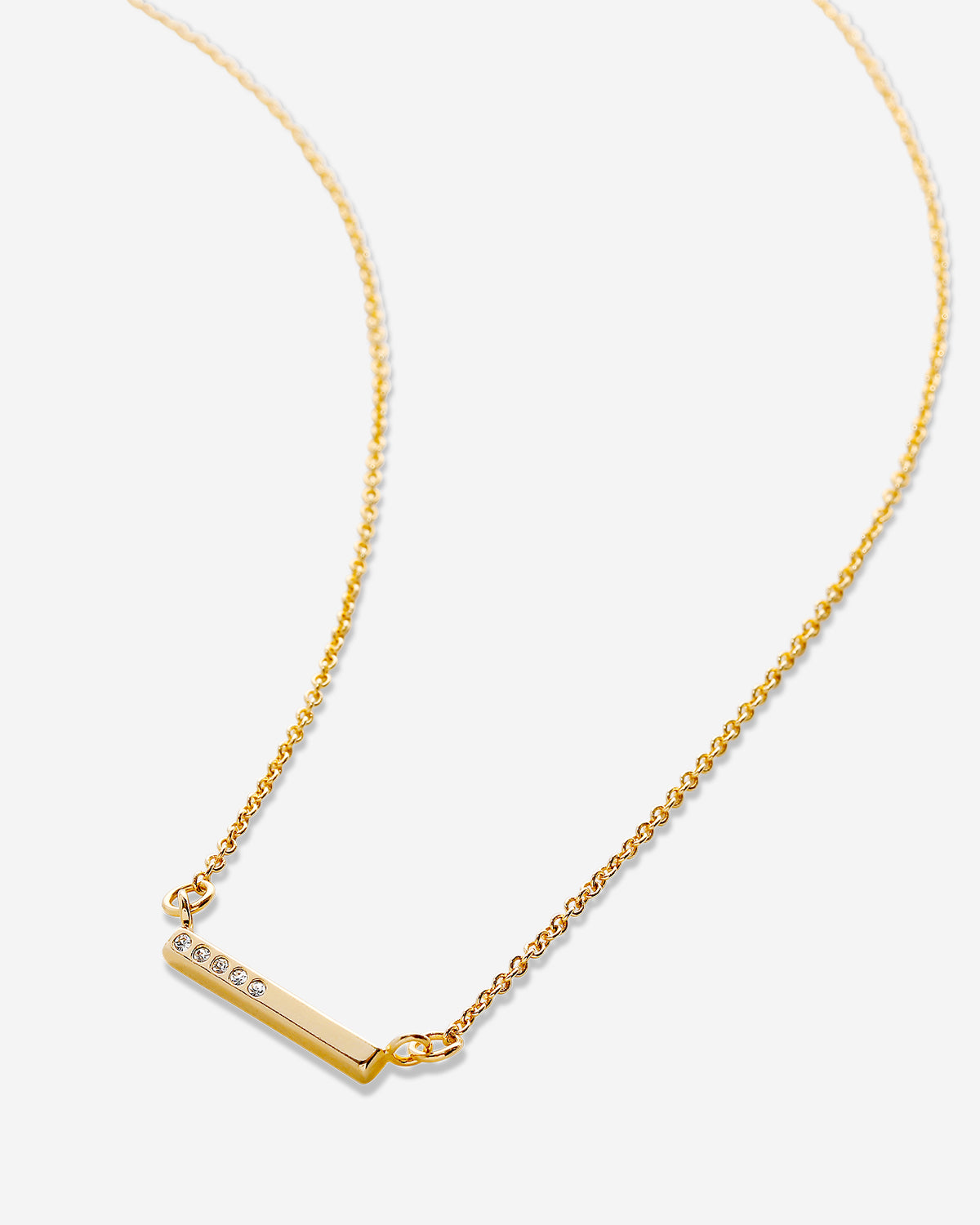 Bryan Anthonys Blank Slate Necklace in Gold