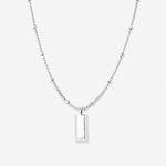 Bryan Anthonys Blank Slate Necklace Silver