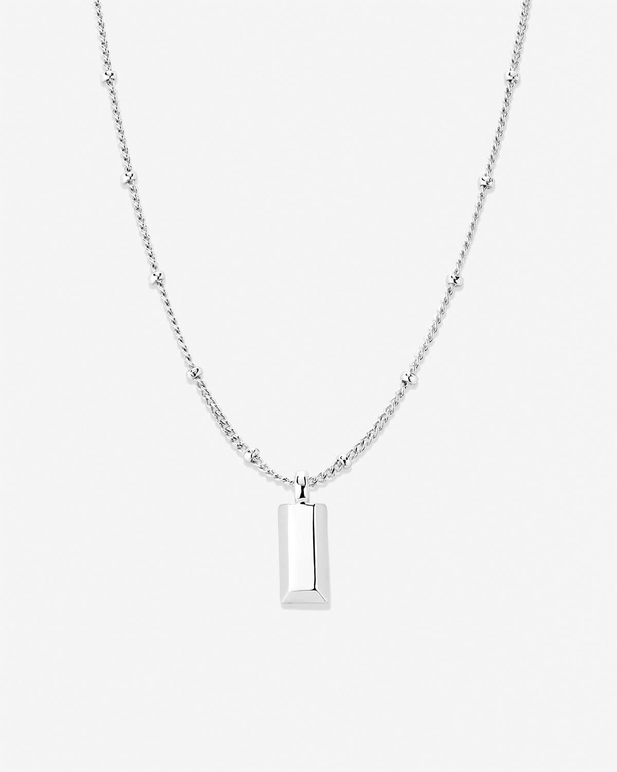 Bryan Anthonys Blank Slate Necklace Silver