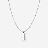 Bryan Anthonys Blank Slate Necklace Silver