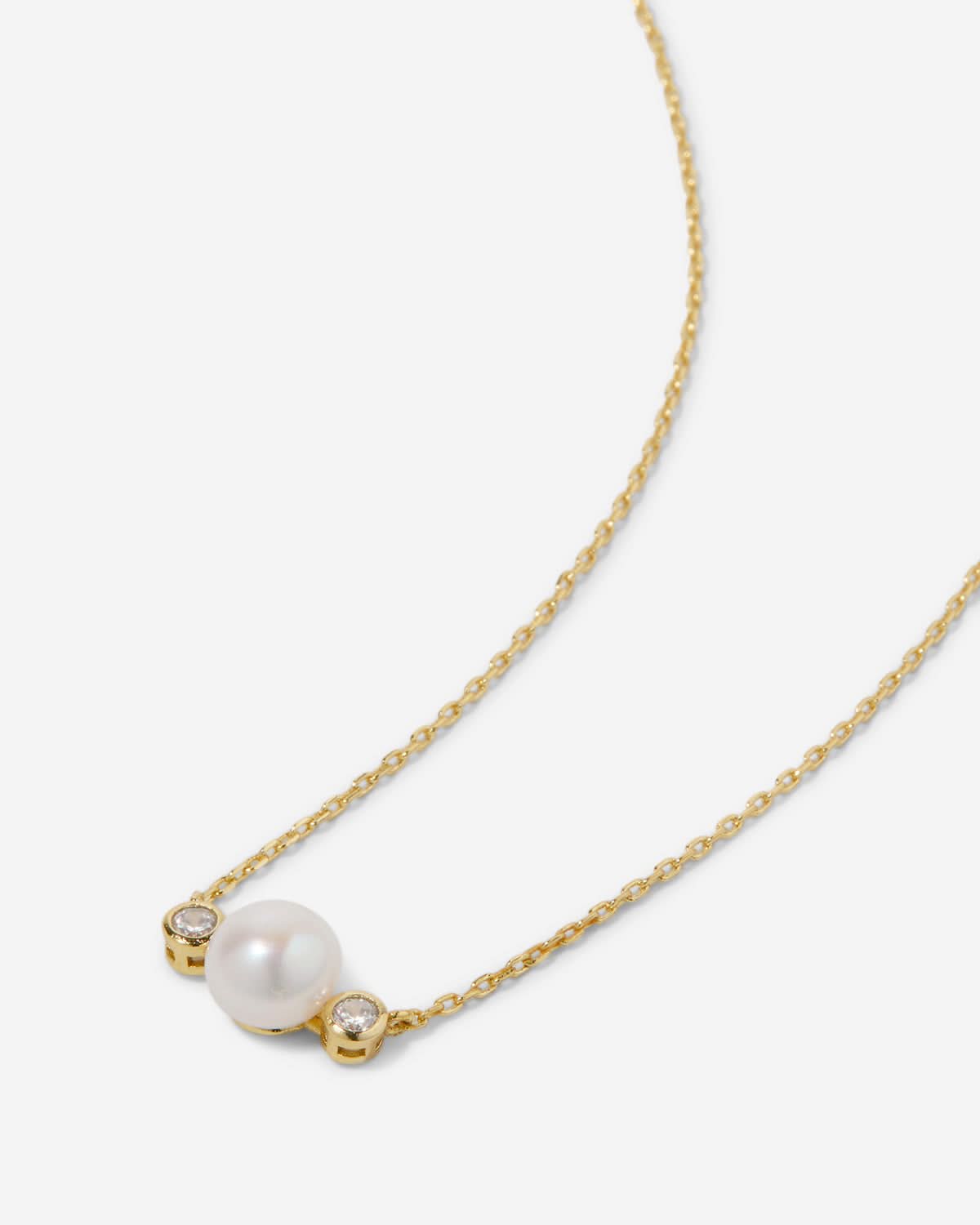 Bryan Anthonys By My Side Pearl Gold Necklace