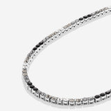Bryan Anthonys Eclipse Collection Tennis Necklace in Silver