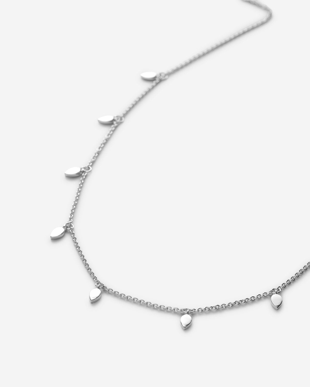 Bryan Anthonys Grief Silver Necklace Macro Shot