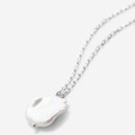    ba-necklace-grit-baroque-pearl-gold-v2  1200 × 1500px  Bryan Anthonys Grit Pendant Necklace Silver Macro