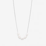 Bryan Anthonys Grit Pearl Necklace in Silver