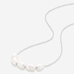 Bryan Anthonys Grit Pearl Necklace in Silver