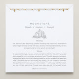 Bryan Anthonys Moonstone Healing Stone Gold Choker On Card
