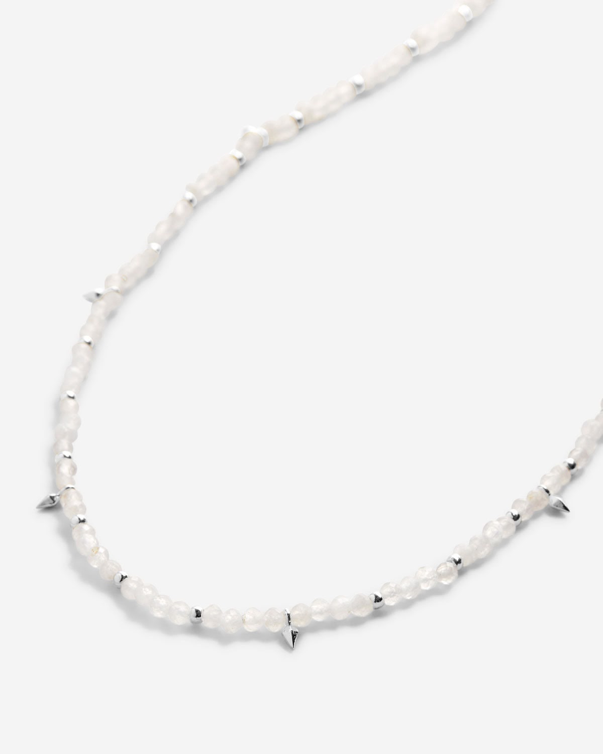 Bryan Anthonys Moonstone Healing Stone Silver Choker Macro