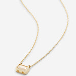 Bryan Anthonys Moonstone Healing Stone Gold Pendant Necklace Macro