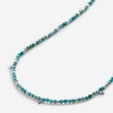Bryan Anthonys Turquoise Healing Stone Silver Choker Macro