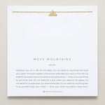 Bryan Anthonys Move Mountains Gold Necklace On Card
