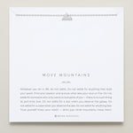 Bryan Anthonys Move Mountains Silver Necklace On Card